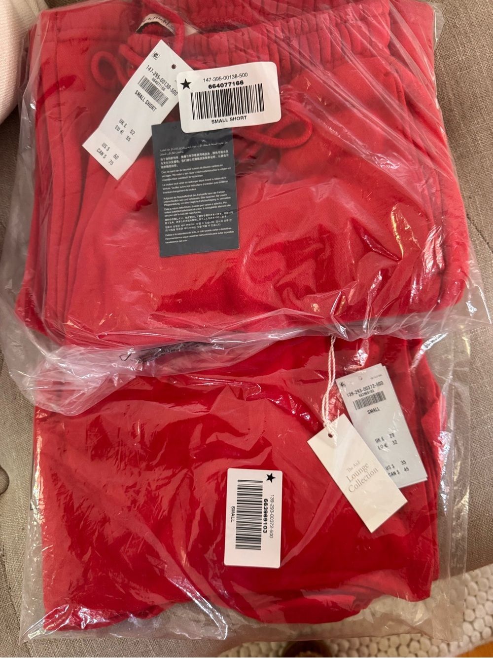 Abercrombie & Fitch Vivid Red Matching Set - Picture 6 of 8